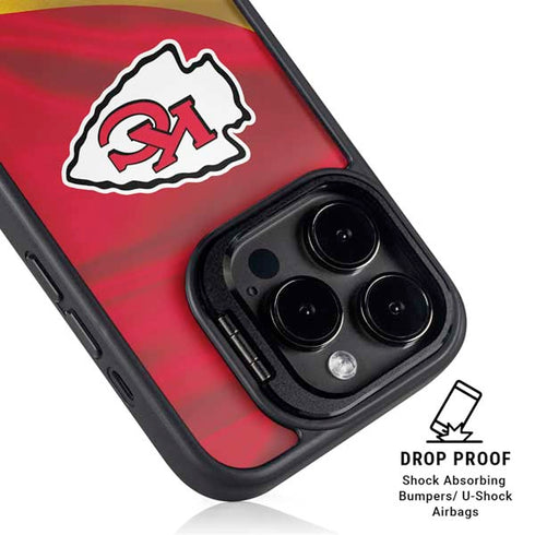 NFL Kansas City Chiefs iPhone 15 Pro Max Kickstand Case